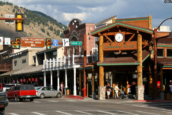 Western architecture. Jackson, WY.