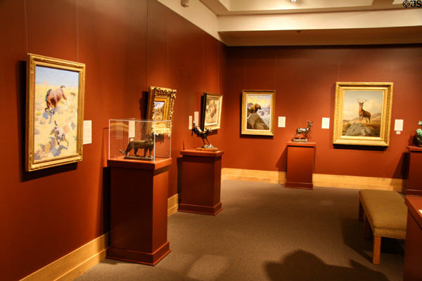 Gallery view of National Wildlife Museum of Art. Jackson, WY.
