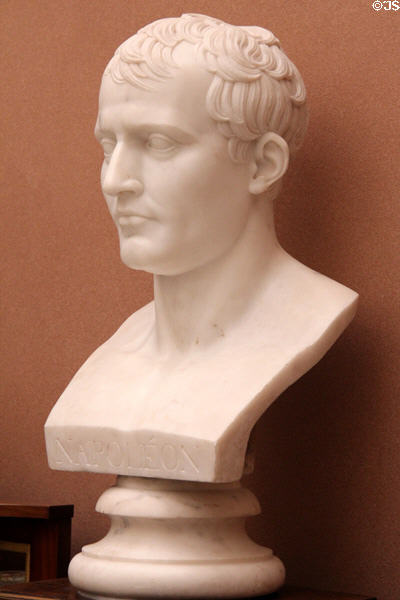 Napoleon I marble portrait bust (c1800) by Antoine-Denis Chaudet at Lady Lever Art Gallery. Liverpool, England.