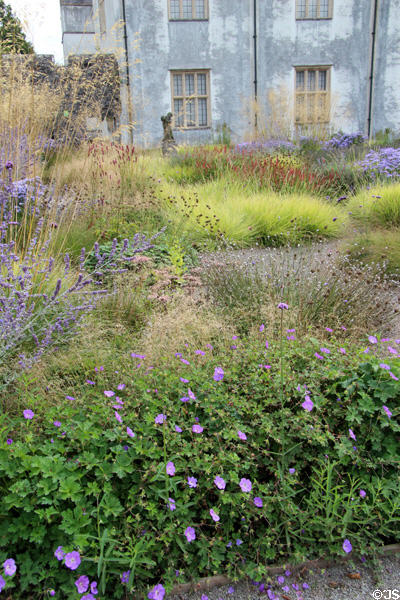 Gardens of St Fagans Castle. Cardiff, Wales.