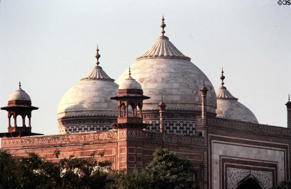 Mosque at Taj Mahal, Agra. India.