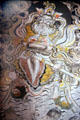 Religious mural inside of Kyichu Lhakhang in Paro. Bhutan