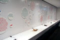 Display to familiarize visitors with Jewish culture at Jewish Museum Munich. Munich, Germany.