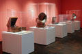 Phonographs in history of Jewish music & records collection at Jewish Museum Munich. Munich, Germany.