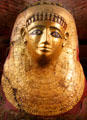 Egyptian mummy mask at Neues Museum. Berlin, Germany.