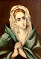 Mater Dolorosa painting by El Greco at Bode Museum. Berlin, Germany.