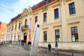 Old Baroque building now serves as entrance for Jewish Museum Berlin. Berlin, Germany.
