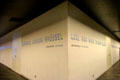 Symbolic corridors of cities of exile versus concentration camps at Jewish Museum Berlin. Berlin, Germany.