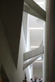 Beams across corridors at Jewish Museum Berlin. Berlin, Germany.