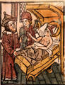 Blood-letting graphic from Italy at Jewish Museum Berlin. Berlin, Germany.