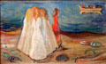 Girls on the Shore painting by Edvard Munch at Hamburg Fine Arts Museum. Hamburg, Germany.