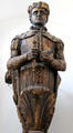 Ship figurehead of Danish king Christian VIII at Schleswig Holstein State Museum. Schleswig, Germany.