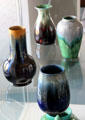 Ceramic vases by Wilhelm Richter at Schleswig Holstein State Museum. Schleswig, Germany.