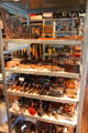 Collection of mangles & irons at Schleswig Holstein State Museum. Schleswig, Germany.