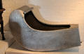 Tin rocking bathtub useable in two positions - lying & sitting - at Schleswig Holstein State Museum. Schleswig, Germany.