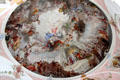 Baroque ceiling fresco at St Peter & Paul church. Oberammergau, Germany.