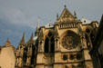 North facade of Cathedral. Reims, France.