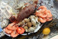 Seafood on ice in shop. Paris, France.