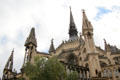 Flying buttresses of Reims Cathedral. Reims, France.