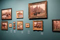 Collection of Brittany paintings by Joseph-Félix Bouchor at Vannes Museum of Beaux Arts. Vannes, France.