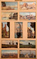 Scenes of Egypt paintings by Joseph-Félix Bouchor at Vannes Museum of Beaux Arts. Vannes, France.