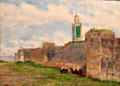 Ramparts of Meknes Morocco painting by Joseph-Félix Bouchor at Vannes Museum of Beaux Arts. Vannes, France.