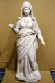 Greek sculpted statue of spouse of either Trajan or Septimius Severus at Orleans Beaux Arts Museum. Orleans, France.