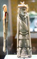Ivory tobacco snuff grater in form of Italian comedian at Orleans Beaux Arts Museum. Orleans, France.