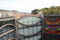 Roof top walkway of Musée d'Art moderne et d'Art Contemporain. Nice, France.