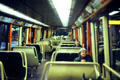 Lyon metro car interior. Lyon, France.