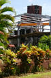 Working rum distillery beside Rum Museum. Guadeloupe.