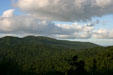 Basse-Terre mountain ridge from route de Traversée. Guadeloupe.