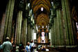 Interior of Duomo. Milan, Italy.