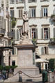 Monument to Vincenzo Gioberti, Italian unification philosopher , on Piazza Carignano. Turin, Italy.