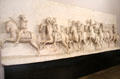 Vittorio Emanuele I returning to govern Turin on May 20, 1814 post Napoleon carving at Risorgimento Museum. Turin, Italy.