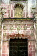 Detail of Franciscan monastery's architecture, Huejotzingo. Mexico.