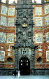 The Churrigueresque main doorway of San Francisco Church in Puebla. Mexico