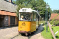 Tram carrying visitors from one attraction to another at Arnhem Openlucht Museum. Arnhem, Netherlands.