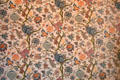 Detail of floral wall paper used in the home of Pieter Teyler at Teylers Museum. Haarlem, Netherlands.