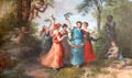 Tapestry of woodland scene in Old Dining Room. Het Loo, Netherlands.