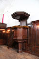 Pulpit of Royal Chapel where both Protestant and Anglican services were held to accommodate both Prince Willem & Queen Mary. Netherlands.