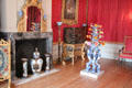 Ornamental objects in bedchamber reserved for Queen Mary II. Het Loo, Netherlands.