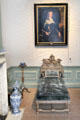 Small chamber with day bed & Dutch portrait. Het Loo, Netherlands.