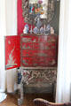 Oriental style cabinet & porcelain. Het Loo, Netherlands.