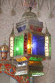 Fanciful Arabic style lighting fixture in Queen Sophie's boudoir. Het Loo, Netherlands.