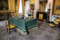 Office of King Willem I previously furnished in Empire style by Louis Bonaparte appointed King of Holland by his brother Napoleon. Willem I chose to keep those furnishings. Het Loo, Netherlands.