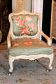 Louis XV style armchair in Queen Wilhelmina's Drawing Room. Het Loo, Netherlands.