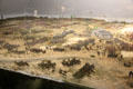 Tin figure diorama showing Battle of Waterloo at National Tin Figures Museum. Ommen, Netherlands.
