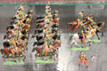 Tin figures of soldiers on horseback at National Tin Figure Museum. Ommen, Netherlands.