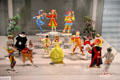 Tin Comedia Del L'Arte figures at National Tin Figure Museum. Ommen, Netherlands.